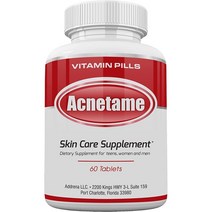 [해외]Acnetame- Vitamin Supplements for Acne Treatment 60정 여드름 천연 비타민