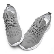 탕파기 남성 운동화 레이스 업 가볍고 편안한 통기성 Tenis Masculino Zapatillas Hombre, 03 Light Grey_06 45