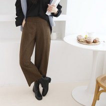 줄무늬 와이드 팬츠 1045223