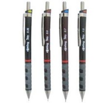 ROTRING 로트링 2가지 색상의 티키 리디자인 제도용 샤프, 버건디/1.0