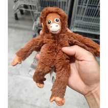 오랑우탄인형 귀여운 맑눈광 동물 조카 여친 집들이 선물, 아기오랑우탄