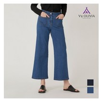 올리비아로렌 와이드 데님 팬츠_VVCMPYM3311