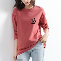 [오늘발송] 스타일아유 여성용 LA 라운드 긴팔티 긴팔 티셔츠 노마진 정품원단 자체생산