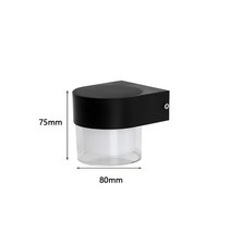 LUCKYLED 현대 야외 벽 조명 방수 IP65 220v 정원 발코니 베란다 램프, 01 A Model_01 Warm White