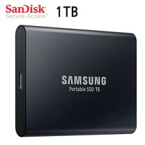 삼성 외장 SSD 포터블 T5 USB 3.1 (1TB) (블랙), 1, 본상품선택