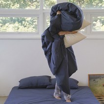 어라운드 60수 워싱 순면 이불커버 9colors, 07_버터, Q_이불커버(단품)