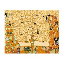 DIY명화그리기 페인팅 골드펄 클림트 행운의나무40X50, 옵션:단품, 단품