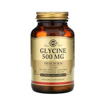 솔가 글리신 글라이신 500mg 100베지캡슐 아미노산 가족 부모님 남성 여성 직장인 Solgar Glycine