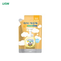 JUNI 아이깨끗해 손세정제 순 200ML 리필 1EA 물비누 거품손세정제 아기손세정제