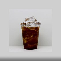 샵용 테이크아웃 무지 두꺼운 투명 프라스틱컵 친환경 14온스 아이스컵 1 000개입X1박스