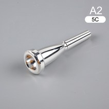 Meg 3C 5C 7C 전문 트럼펫 마우스피스 바흐 초보자 뮤지컬 악기 액세서리, [04] A2