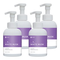 아임클린 클린데이 거품형 핸드워시 500ml(화이트머스크), 500ml, 4개입