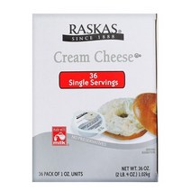 라스카스 크림치즈 포션컵 28g x 36개 x 4세트 대용량 대량 베이글 간식 코스트코, 상세페이지 참조