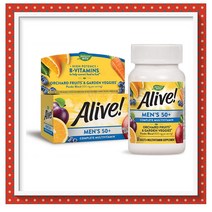 Natures Way 네이처스웨이 얼라이브 맨스 시니어 종합비타민 50+50정 1개