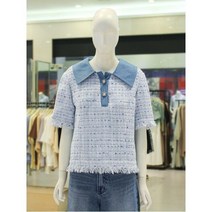 나이스클랍 카라 트위드 블라우스 A222PWB422