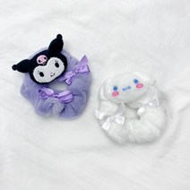 산리오 캐릭터 곱창머리끈 헤어슈슈 머리끈 쿠로미 시나모롤 초등학생 친구선물