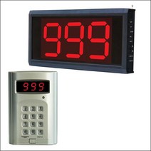 999-채널 키패드 발신자 번호 표시 수신기 레스토랑 대기열 고객 서비스를 위한 무선 전화 페이징, CHINA, UK, 1 caller 1display