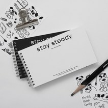 비온뒤 stay steady 스터디플래너 (6개월 공부다이어리 시험 플래너 공부노트), 블랙(black)