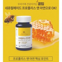 캐나다산 프로폴리스 아연 영양제 플라보노이드 면역력영양제 프로폴리스