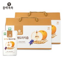 몸애쏙쏙 유기농 배도라지즙, 30포 x 2박스, 60개
