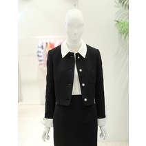 코인코즈 여성 탈착 카라 재킷 DW3SJ118