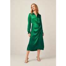 넥스트 WRAP STANDARD - 셔츠 드레스 그린 원피스 [독일]