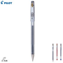PILOT 하이테크-C 0.25 0.3 0.4 낱색1개 파일롯트 HI-TEC-C 젤 잉크 볼펜, 0.25 블랙(흑)