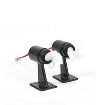 12V 제트 보트 수중 3 블레이드 프로펠러 모터 엔진 스러스터 DIY RC ROV 로봇 미끼 잠수함 액세서리, 1Set CWCCW propeller