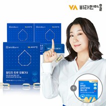 [10%쿠폰]비타민마을 노르웨이 Epax원료 라이프메가 rTG 알티지오메가3 트루 60캡슐 X 3박스 + 상어간유, 단일속성