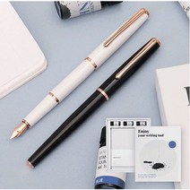 홍디안 만년필 920 스타터 세트 EF촉, 블랙