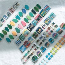 기타 바보사랑[미야문구샵]길쭉이 씰스티커 D, 08공룡