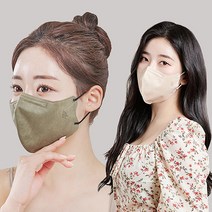 KF94 호프리미엄 마스크 30매 특대형 새부리형 숨쉬기 편한 컬러 마스크 아이보리 라이트그레이 카키 블랙 화이트 그레이 베이지 핑크 (1팩 5매입), [프리미엄] 화이트 15매+핑크 15매
