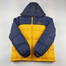 카파 패딩점퍼 캐주얼 심플 겨울파카 L 남자 배색