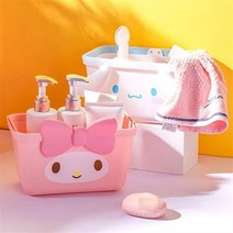 산리오 목욕 가방 수영 키티 멜로디 시나모롤 목욕 바구니 욕실 미니, 마이멜로디(8044)