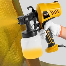후끼 페인트 에어리스 스프레이건 500w 800ml 고압 스프레이 건 분리형 휴대용 휴대용 전기 페인팅 스프레이어 diy 홈 벽 자동차 페인트 스프레이 건 뿜칠 후키, 우리 플러그