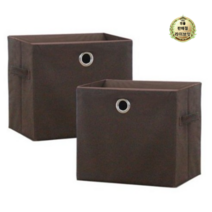 가쯔 큐브 공간 박스, 브라운, 6개