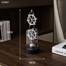 지구본 무한동력 크리에이티브 뉴턴 크래들 밸런스 스틸 볼 영구 모션 충돌 북유럽 가정 거실 장식 책상 액, 10 Style K