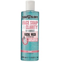 Soap & Glory 페이스 비누 & 클래리티 비타민 C 페이스 워시 - 모든 피부 타입용 3-in-1 각질 제거, 한개옵션0