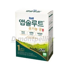 앱솔루트 유기농 궁 분유 1단계 0~6개월, 280g, 10개