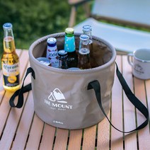 캠핑 설거지통 10L 바스켓 물통 차박텐트 불멍 바비큐, 색상_그린