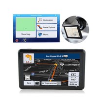 차량용 후방카메라 거치형 네비게이션 5인용 hd car gps navigation 800x480 픽셀 usb car charger 최신 유럽 미국 캐나다 지도 차양 gps, 유럽 ​​지도