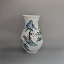 여주 도자기 백자 산수화 항아리 단지 장식품 외국인선물, 2