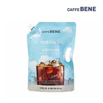 카페베네 커피파우치 아메리카노(스위트) 1000ml x 4입, 4개입