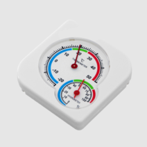 C2L 탁상 벽걸이 가정 용 아날로그 정밀 온도 습도 계 화이트 벽걸이온습도계 온습도계추천 정밀습도계 정밀온도계 정밀온습도계 온도습도계 가정용온습도계