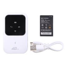 잠금 해제 된 4G WiFi 라우터 3G 4G LTE 휴대용 무선 포켓 WiFi 모바일 핫스팟 자동차 Wi-Fi 라우터 디스플레이 B1 / 3 (2100 / 1800MHz)이있는 SIM 카드 슬롯이있는 Wi-Fi 라우터