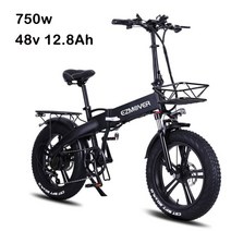 수입 접이식 전기자전거 EZmover 750w 전기 자전거 매기 20Inch 4.0 지방 타이어 전기 자전거 성인 자전거 전기 접는 Ebike 저렴한 자전거 접이식 전동스쿠터, 48v 750w 12.8Ah