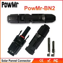 PowMr 솔라 패널 및 태양 광 시스템 용 커넥터 플러그 케이블 (암수), CHINA, 한개옵션0