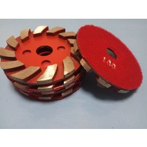 콘크리트폴리싱 콘크리트 연삭 연마 디스크용 4 인치 100mm 금속 본드 다이아몬드 패드 Klindex 습식 사용, 03 grit 50