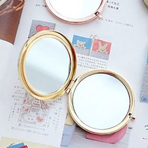 DIY Mirror 컴팩트 손거울 만들기, 골드, 1개