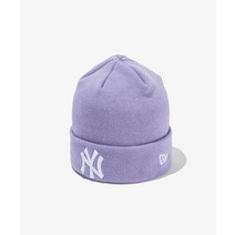NEW ERA 무료반품 리그 베이직 커프 뉴욕 양키스 비니 라이트 퍼플 KNIT LEAGUE BASIC CUFF NEYYAN L PUR 13338418